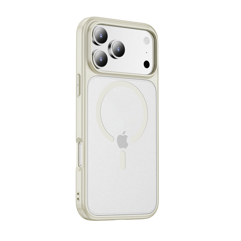 Apple iPhone 17 Pro 5G (6.3 inch) Back Cover | Rugged Frosted MagSnap Series, Grey