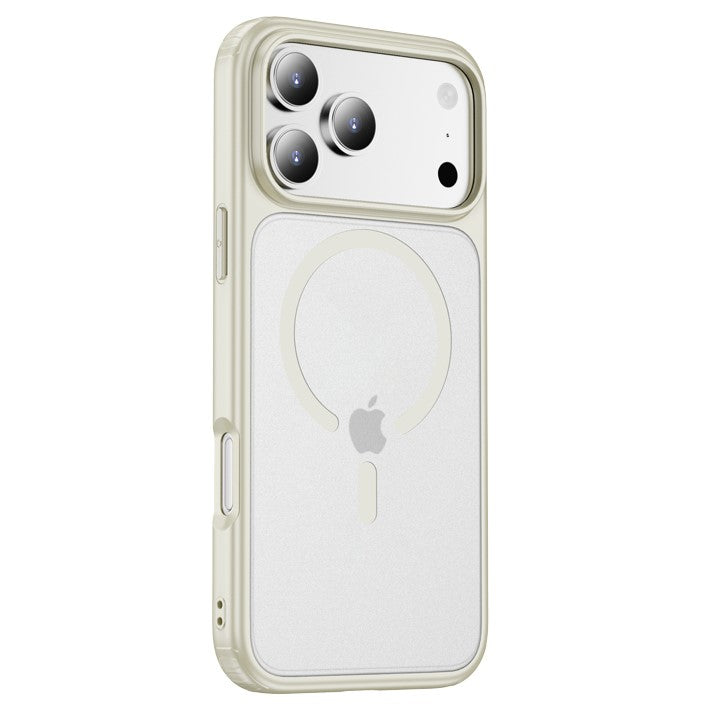 Apple iPhone 17 Pro Max 5G (6.9 inch) Back Cover | Rugged Frosted MagSnap Series, Grey