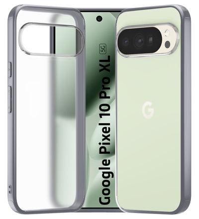 Google Pixel 10 Pro XL 5G (6.8 inch) Back Cover | Rugged Frosted Series, Grey
