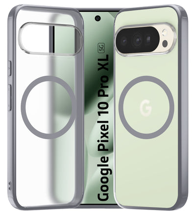 Google Pixel 10 Pro XL 5G (6.8 inch) Back Cover | Rugged Frosted MagSnap Series, Grey