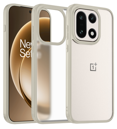 OnePlus 15 5G (6.78 inch) Back Cover | Rugged Frosted Series, Cream Sand