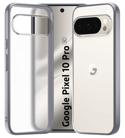 Google Pixel 10 Pro 5G (6.3 inch) Back Cover | Rugged Frosted Series, Grey