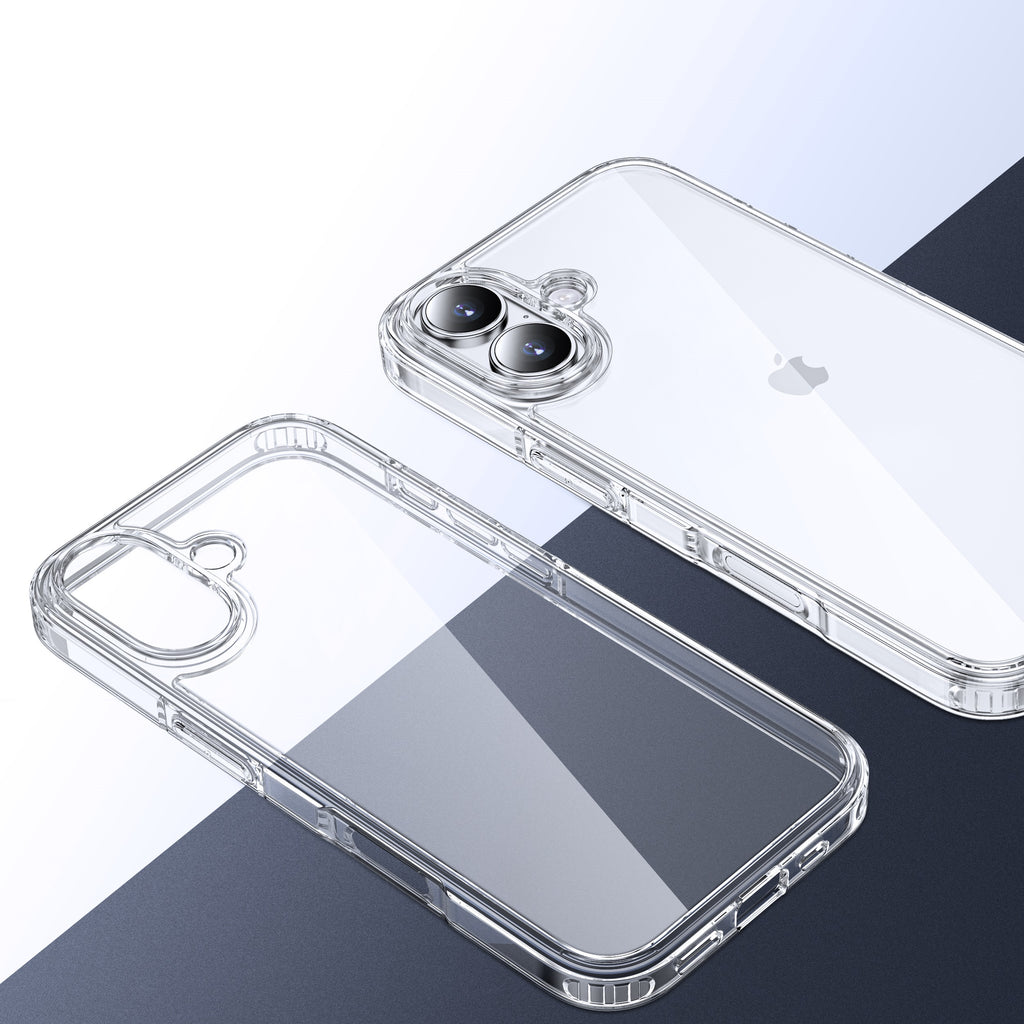Apple iPhone 17 5G (6.3 inch) Back Cover | Ice Crystal Series, Crystal Clear