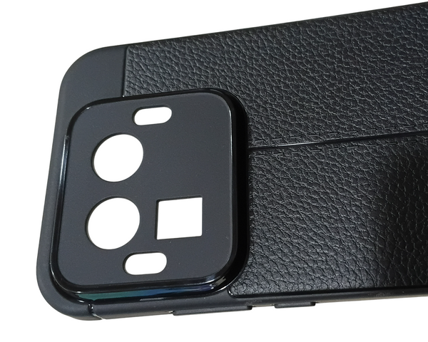 Realme GT 8 Pro 5G, Realme GT 8 Pro Dream Edition, [Compatible With Only Square & Robot Camera Module], (6.79 inch) Back Cover | Vegan Leather Series, Urban Black