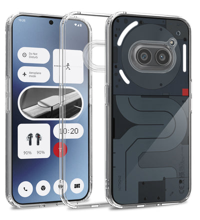 Nothing Phone (2a) Plus 5G, Nothing Phone (2a) 5G (6.7 inch) Back Cover | Ice Crystal Series, Crystal Clear