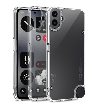 Nothing CMF Phone 1 5G (6.67 inch) Back Cover | Ice Crystal Series, Crystal Clear