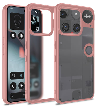 Nothing Phone (3) 5G (6.67 inch) Back Cover | Rugged Frosted Series, Pink