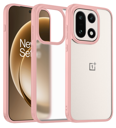 OnePlus 15 5G (6.78 inch) Back Cover | Rugged Frosted Series, Pink