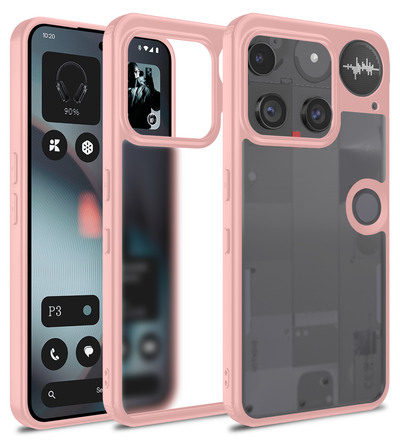 Nothing Phone (3) 5G (6.67 inch) Back Cover | Rugged Frosted Series, Pink