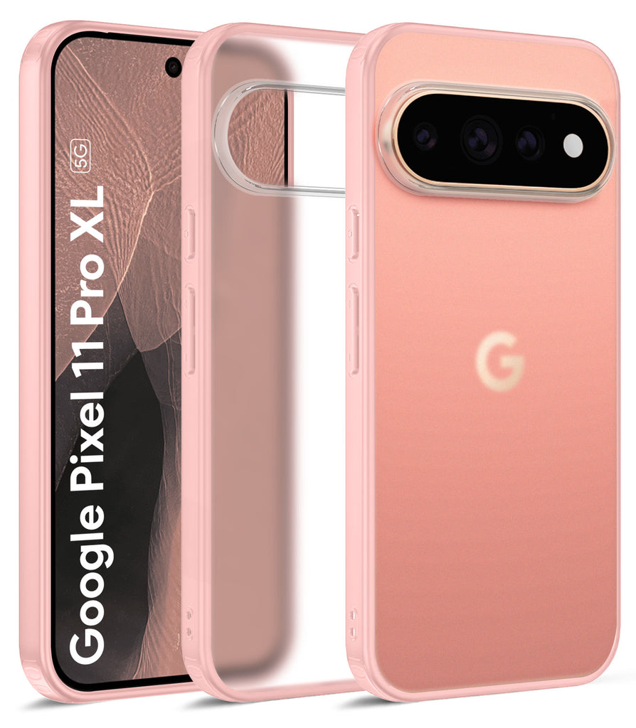 Google Pixel 11 Pro XL 5G (6.8 inch) Back Cover | Rugged Frosted Series, Canyon Pink