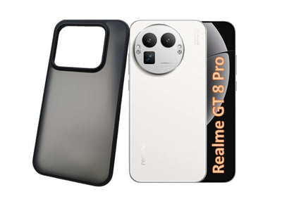 Realme GT 8 Pro 5G (6.79 inch) Back Cover | Rugged Frosted Series, Black