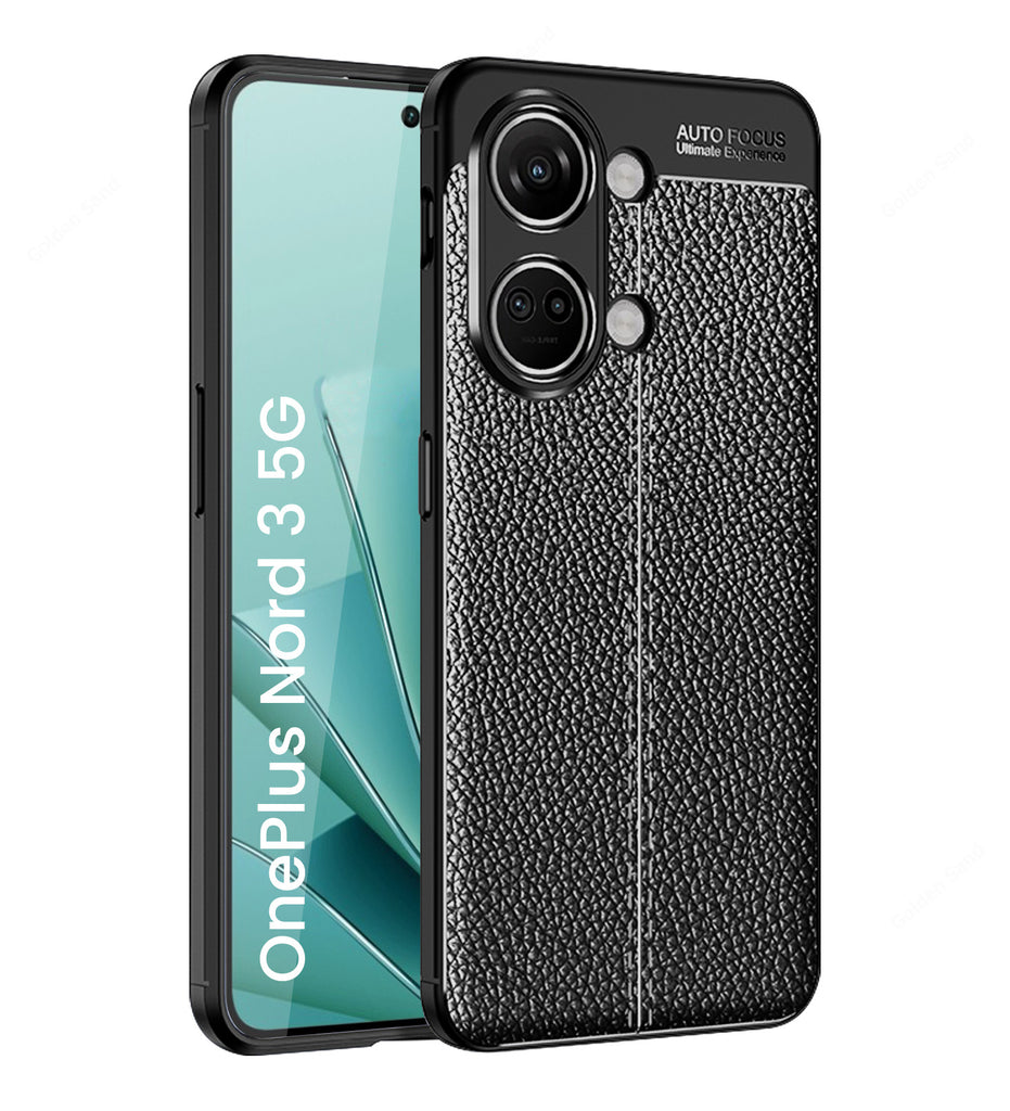 OnePlus Nord 3 5G, 6.74 inch Leather Texture Back Cover