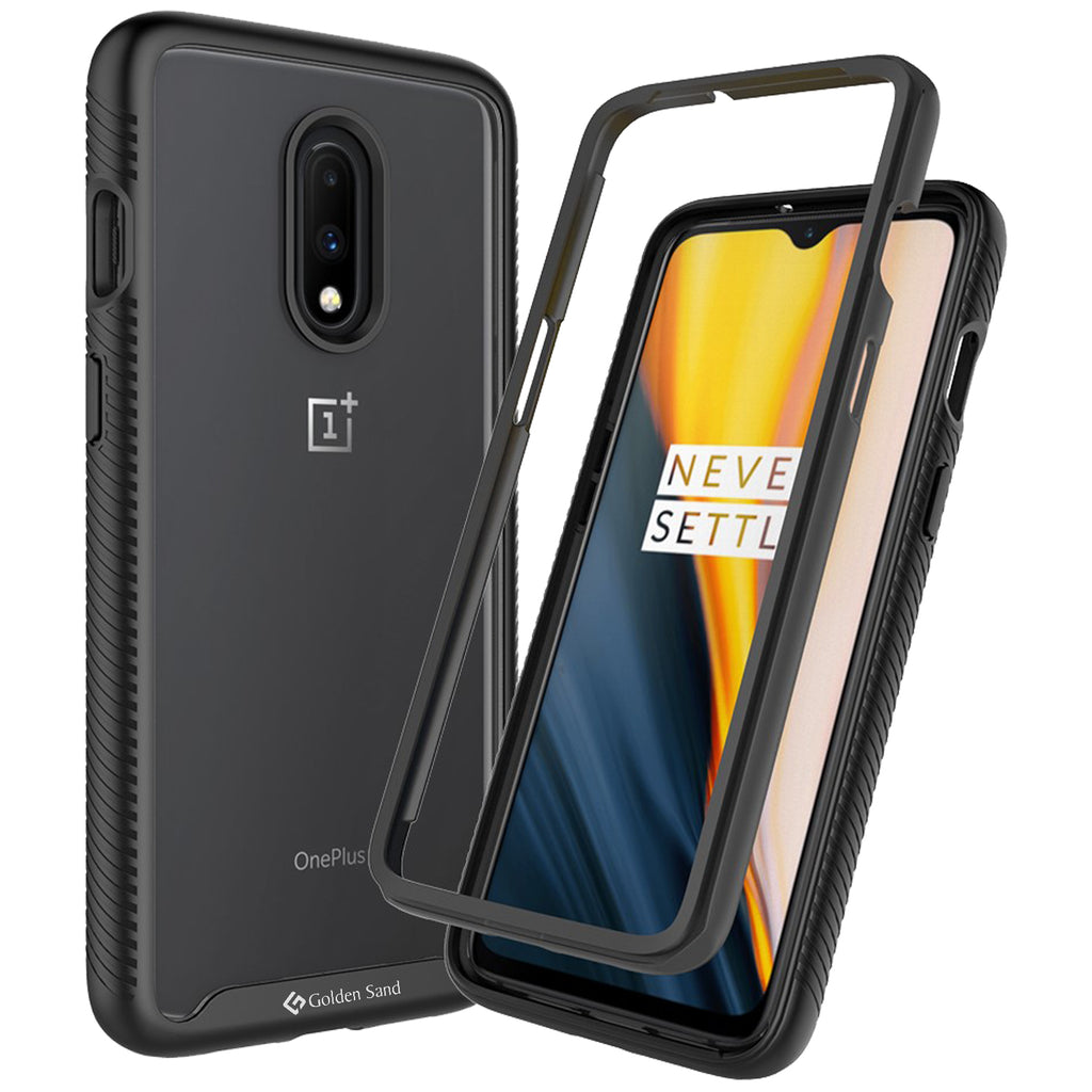Back Cover, Drop Tested, TPU (Rubber), black, full body pro, ₹500 - ₹699, PolyCarbonate (Plastic), Ultra Protection, oneplus, oneplus 7, , Transparent