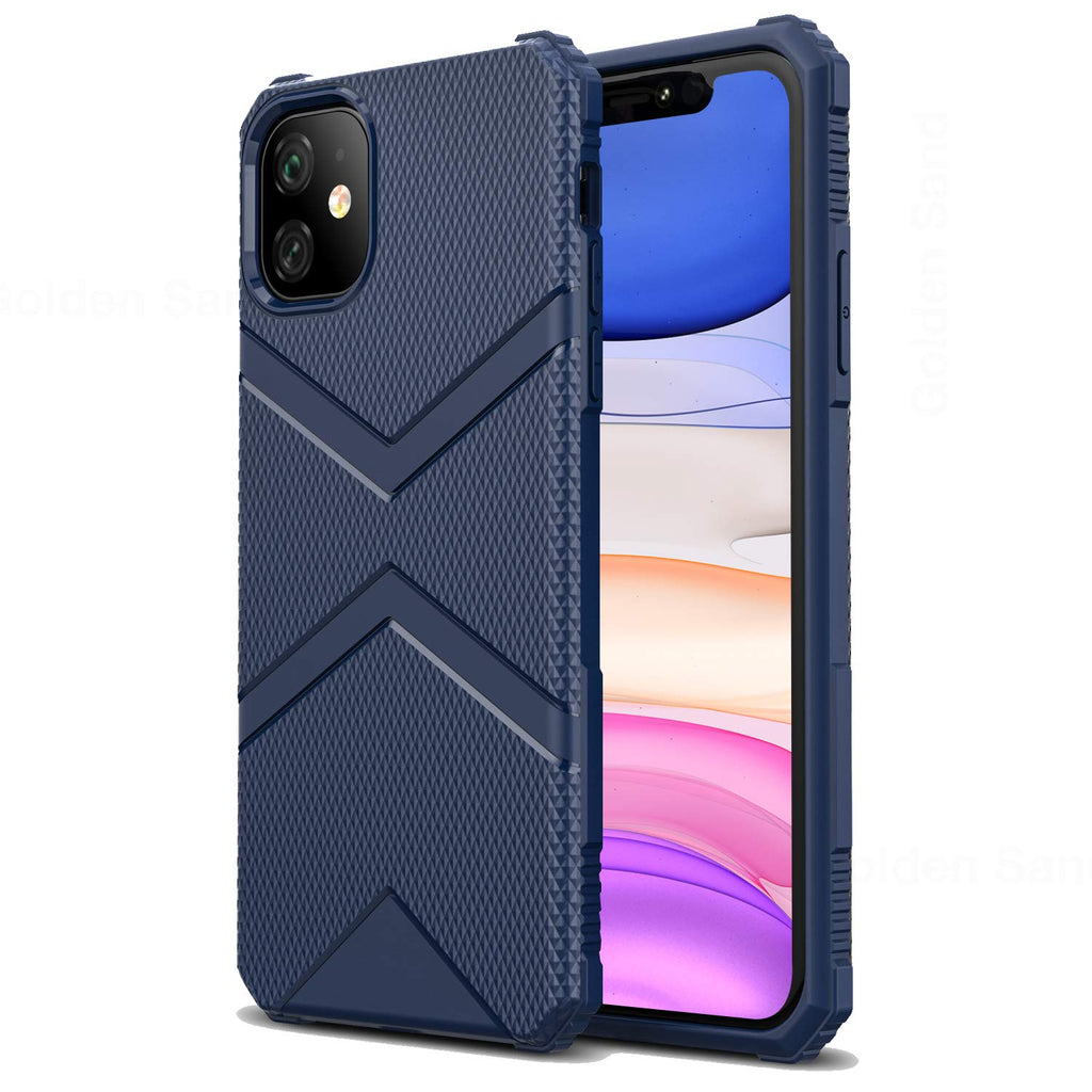 Apple, Back Cover, Drop Tested, TPU (Rubber), blue, iPhone 11, ₹500 - ₹699, X-Armor, PolyCarbonate (Plastic), Ultra Protection, Solid