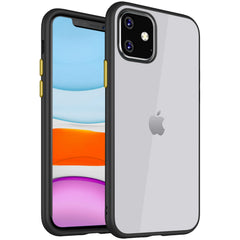 Simply Clear Series Hybrid Transparent Back Cover for Apple iPhone 11 6.1 inch, Black