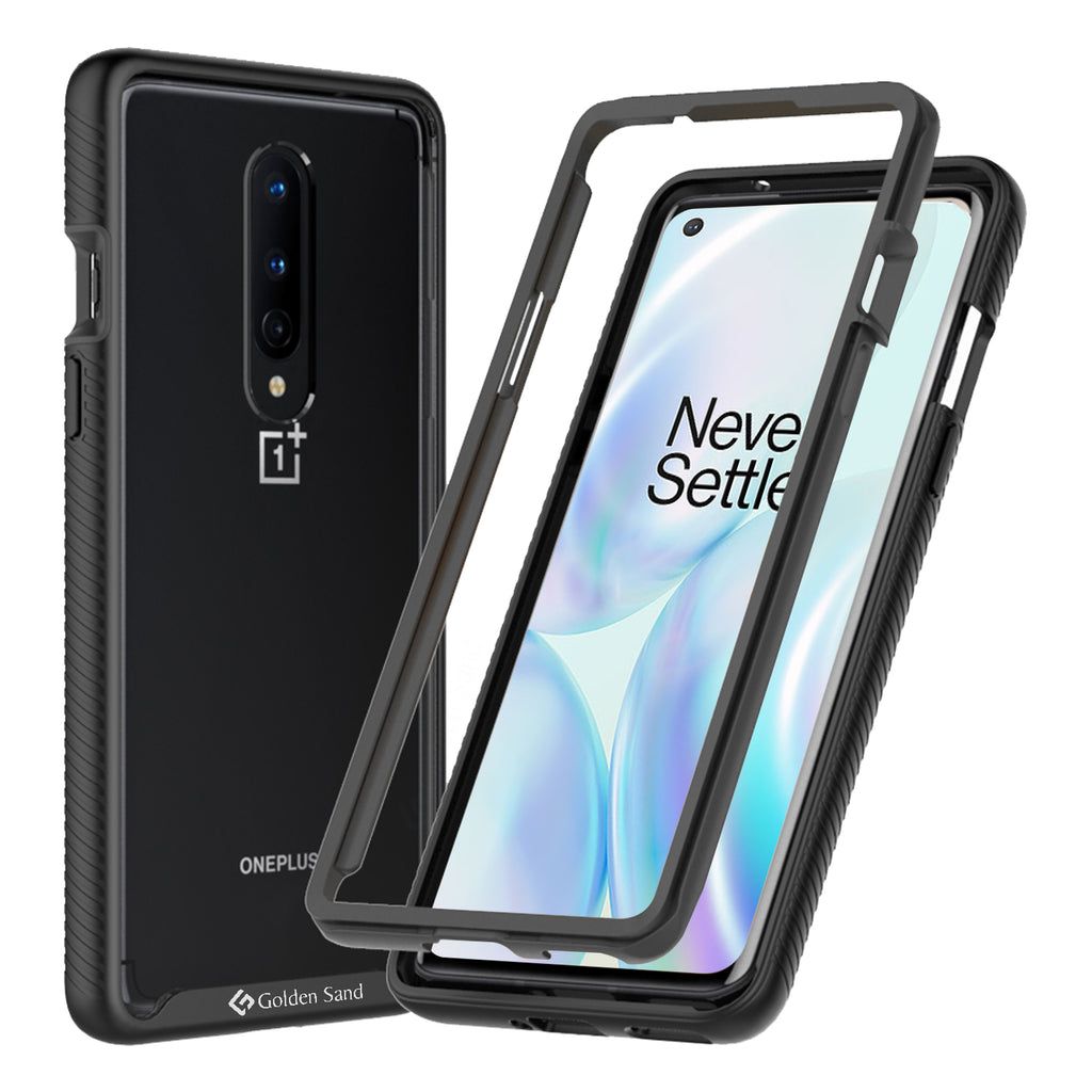 Back Cover, Drop Tested, TPU (Rubber), black, full body pro, ₹500 - ₹699, PolyCarbonate (Plastic), Ultra Protection, oneplus, oneplus 8, , Transparent