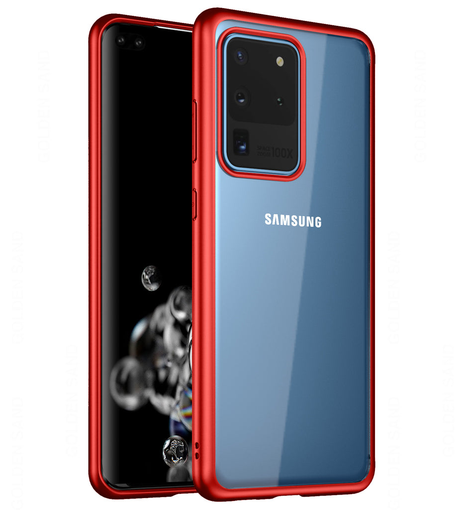 Back Cover, Drop Tested, TPU (Rubber), , red, s20 ultra, samsung, Simply Clear, ₹500 - ₹699, PolyCarbonate (Plastic), Slim Design, Transparent