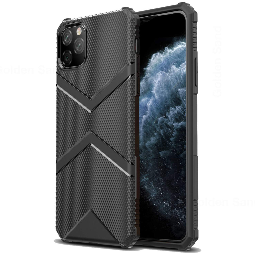 Apple, Back Cover, Drop Tested, TPU (Rubber), black, iphone 11 pro, ₹500 - ₹699, X-Armor, PolyCarbonate (Plastic), Ultra Protection, Solid