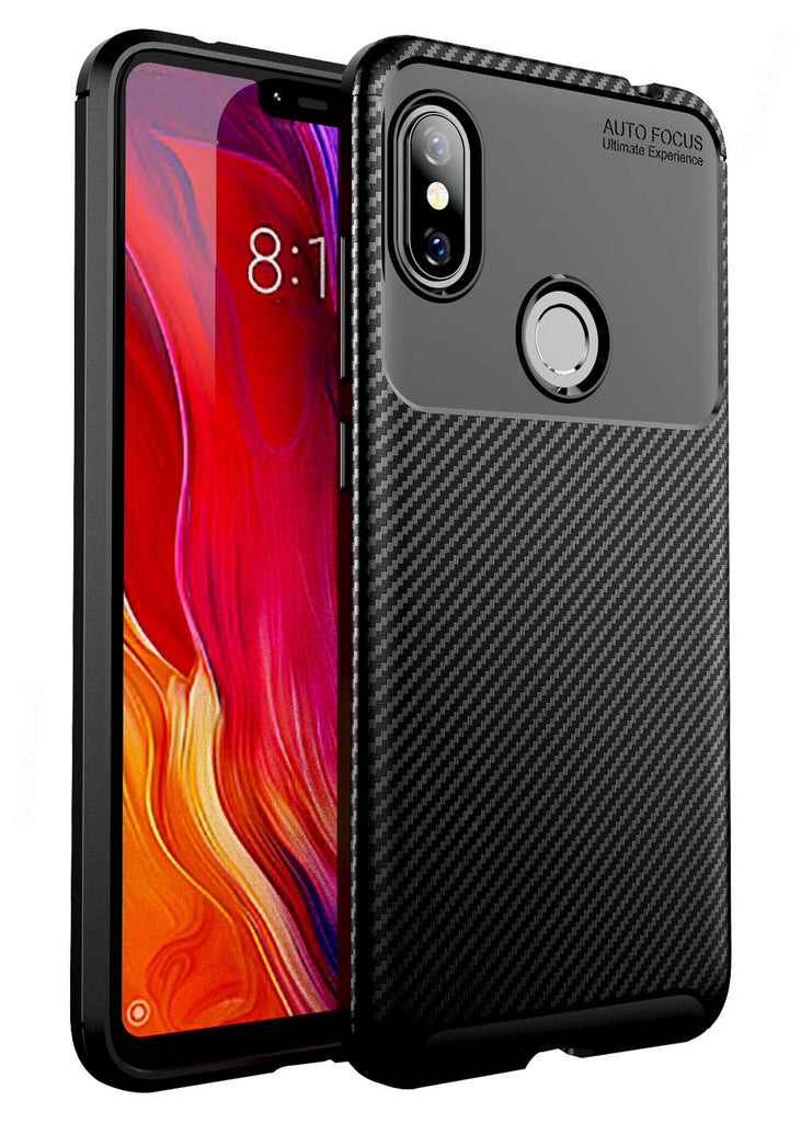 Aramid Fibre Series Shockproof Armor Back Cover for Redmi Note 6 Pro, 6.26 inch, Black