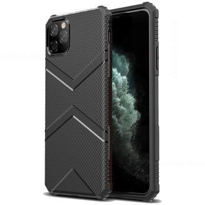 Apple, Back Cover, Drop Tested, TPU (Rubber), black, iphone 11 pro max, ₹500 - ₹699, X-Armor, PolyCarbonate (Plastic), Ultra Protection, Solid