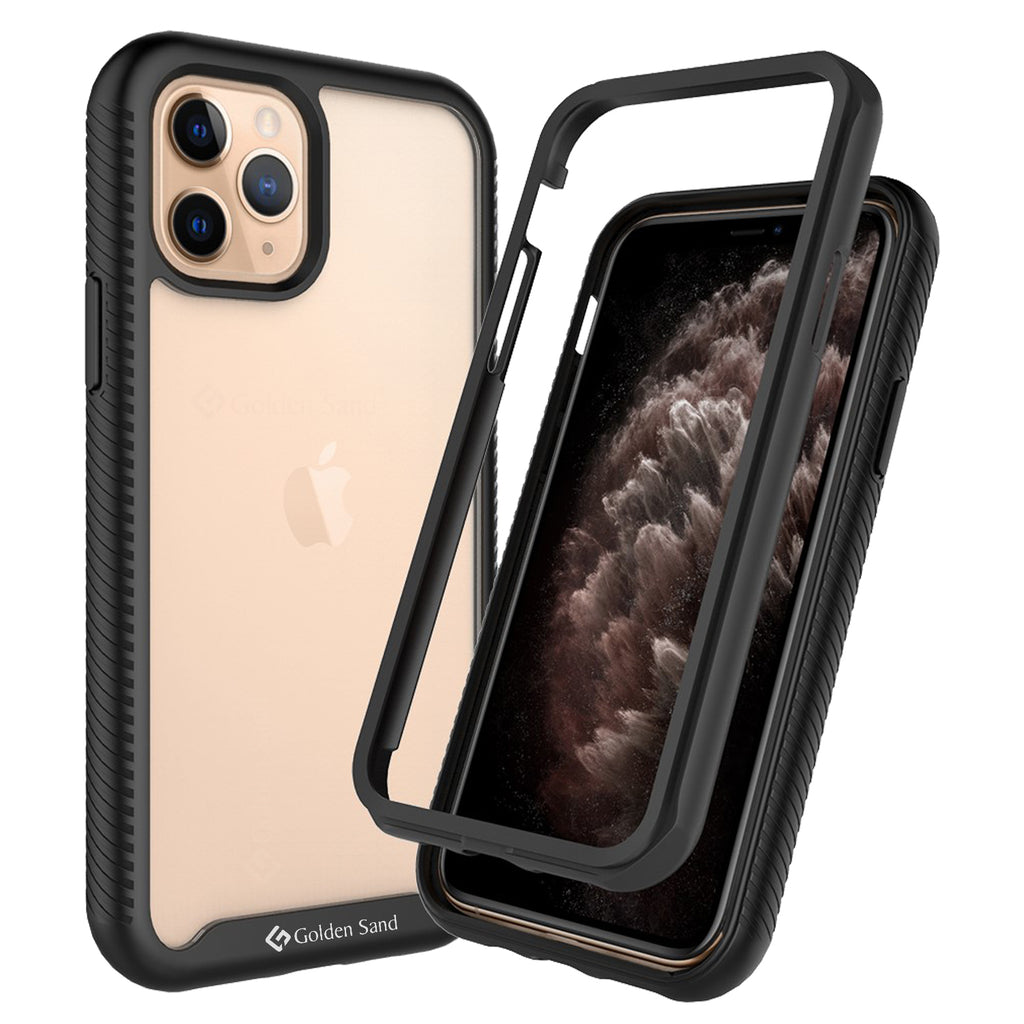 Apple, Back Cover, Drop Tested, TPU (Rubber), black, full body pro, ₹500 - ₹699, PolyCarbonate (Plastic), Ultra Protection, iphone 11 pro, , Transparent