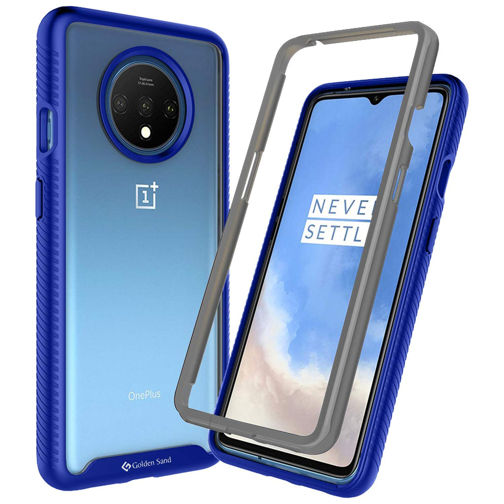 Back Cover, Drop Tested, TPU (Rubber), blue, full body pro, ₹500 - ₹699, PolyCarbonate (Plastic), Ultra Protection, oneplus, oneplus 7T, , Transparent