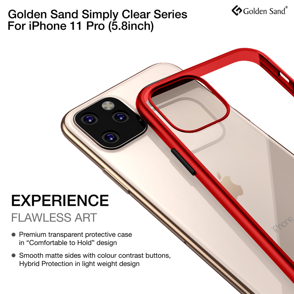 Simply Clear Series Hybrid Transparent Back Cover for Apple iPhone
