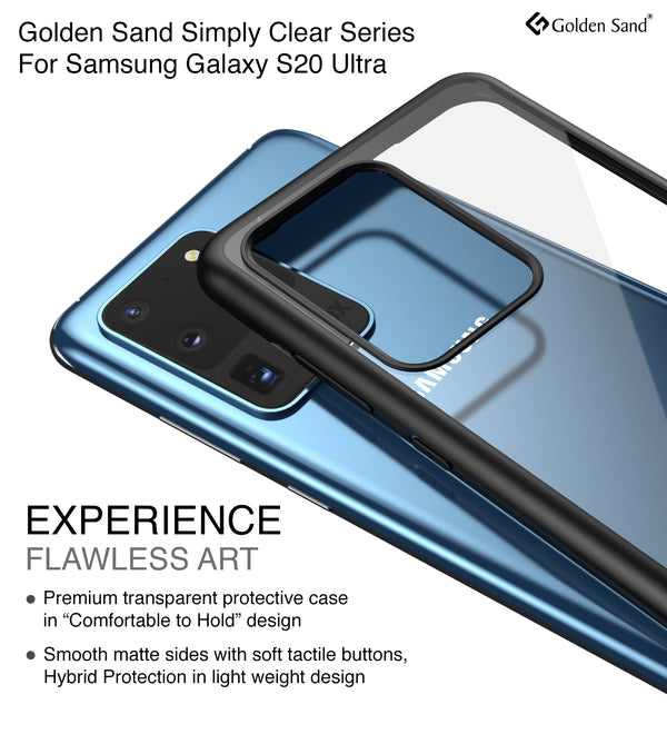 Back Cover, Drop Tested, TPU (Rubber), black, , s20 ultra, samsung, Simply Clear, ₹500 - ₹699, PolyCarbonate (Plastic), Slim Design, Transparent