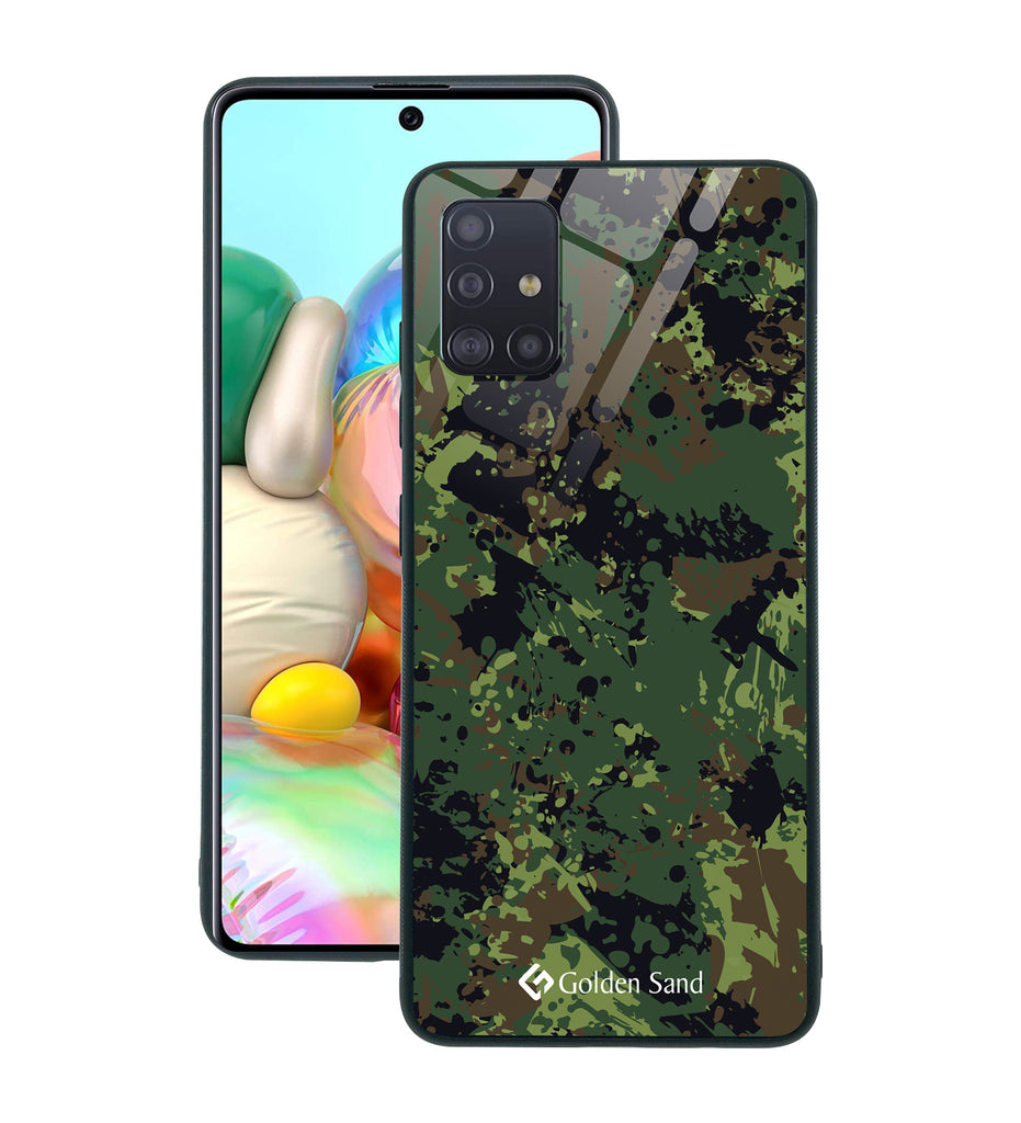 Samsung Galaxy A71 Designer Case Tempered Glass Series