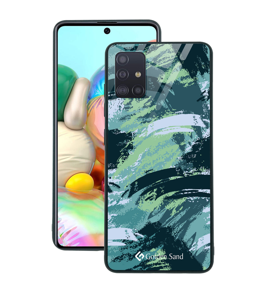 Samsung Galaxy A71 Designer Case Tempered Glass Series