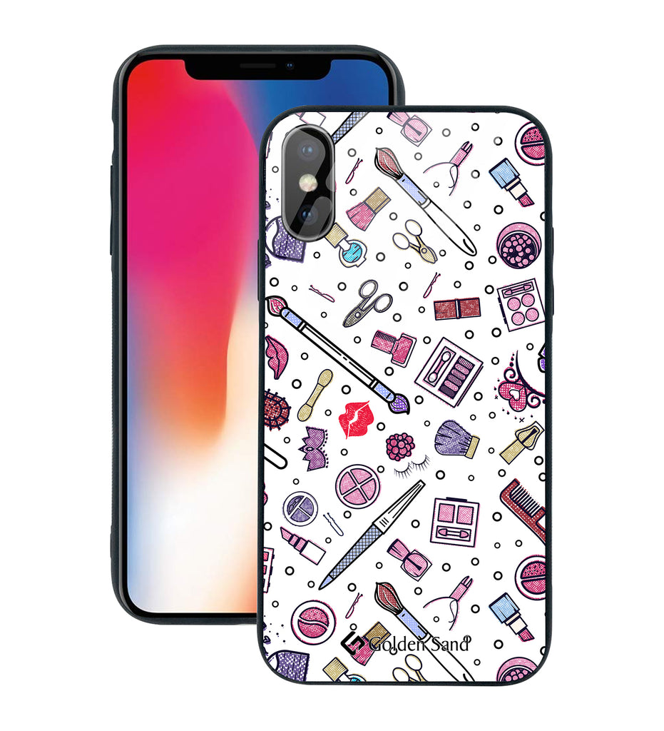 Apple iPhone X, XS Designer Case Tempered Glass Series