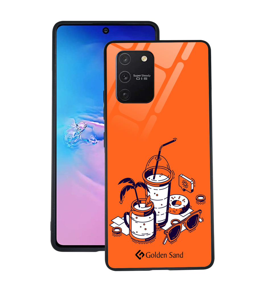 Samsung Galaxy S10 Lite Designer Case Tempered Glass Series