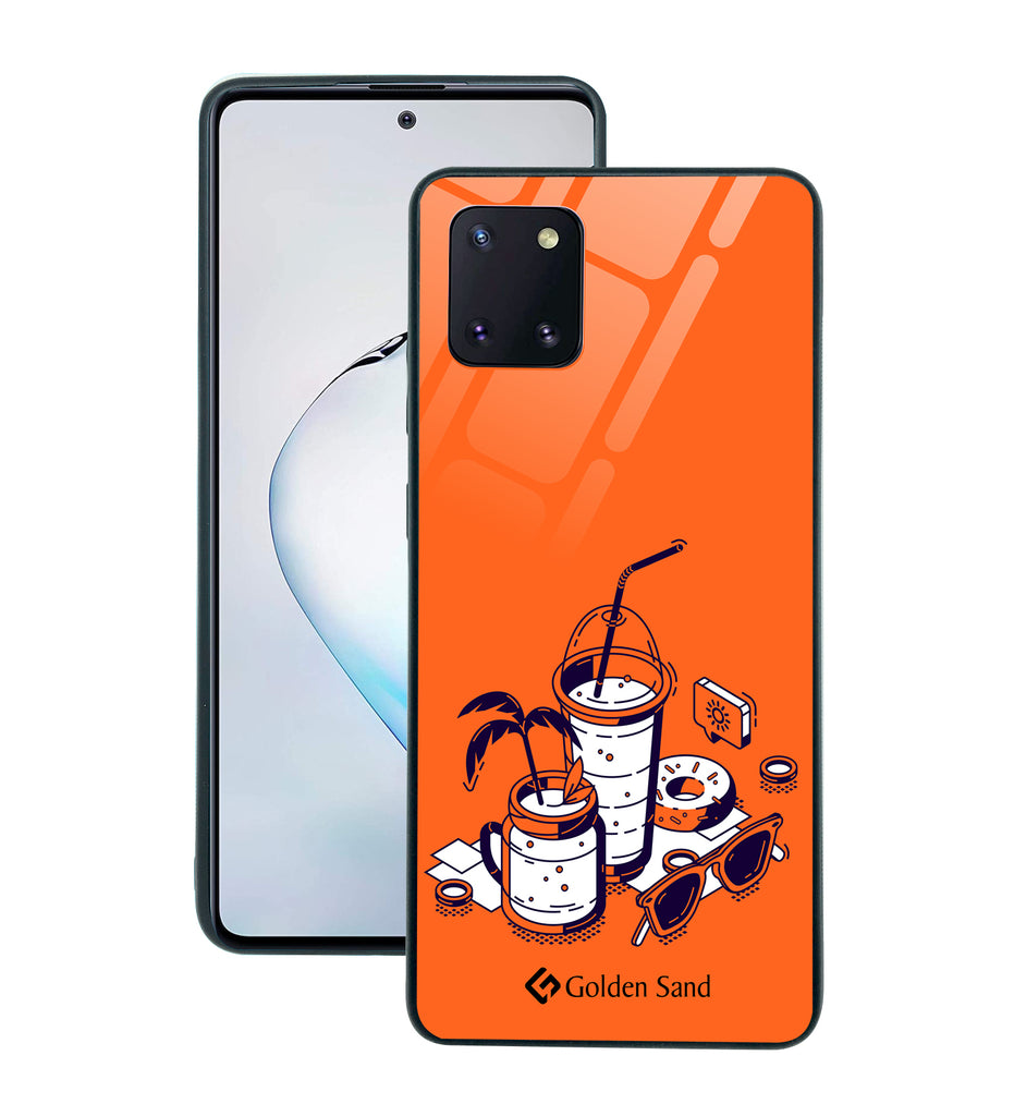 Samsung Galaxy Note10 Lite Designer Case Tempered Glass Series