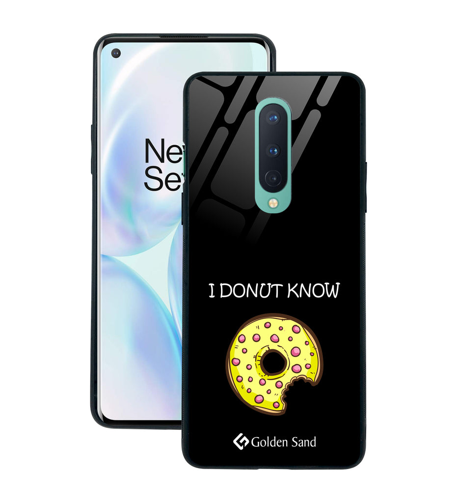 OnePlus 8 Designer Case Tempered Glass Series