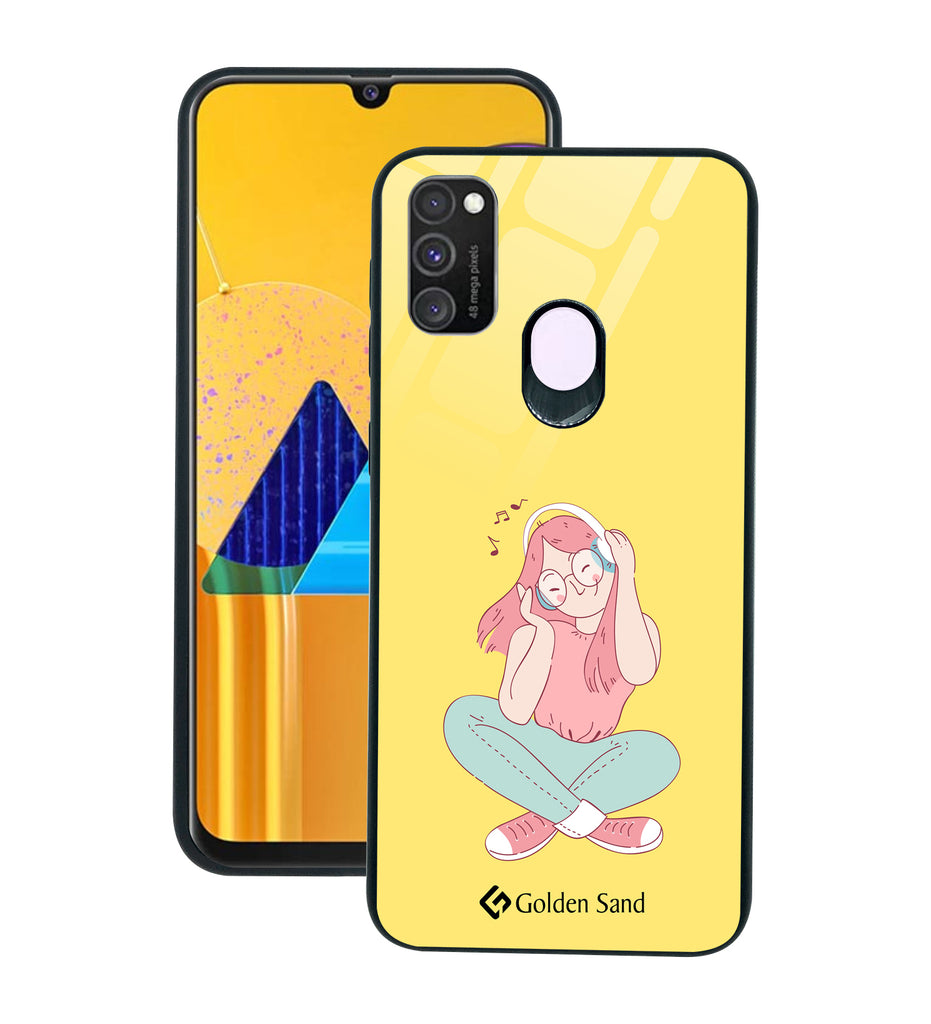 Samsung Galaxy M30s Designer Case Tempered Glass Series