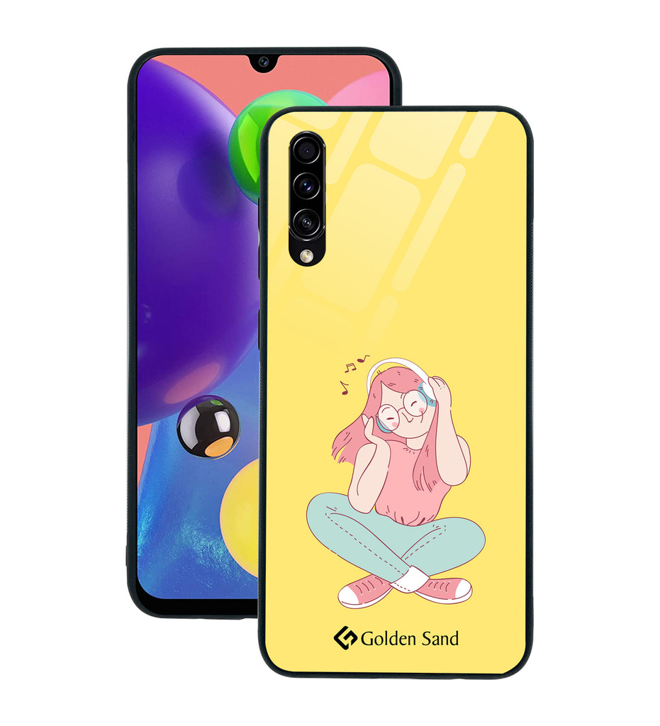 Samsung Galaxy A70s Designer Case Tempered Glass Series