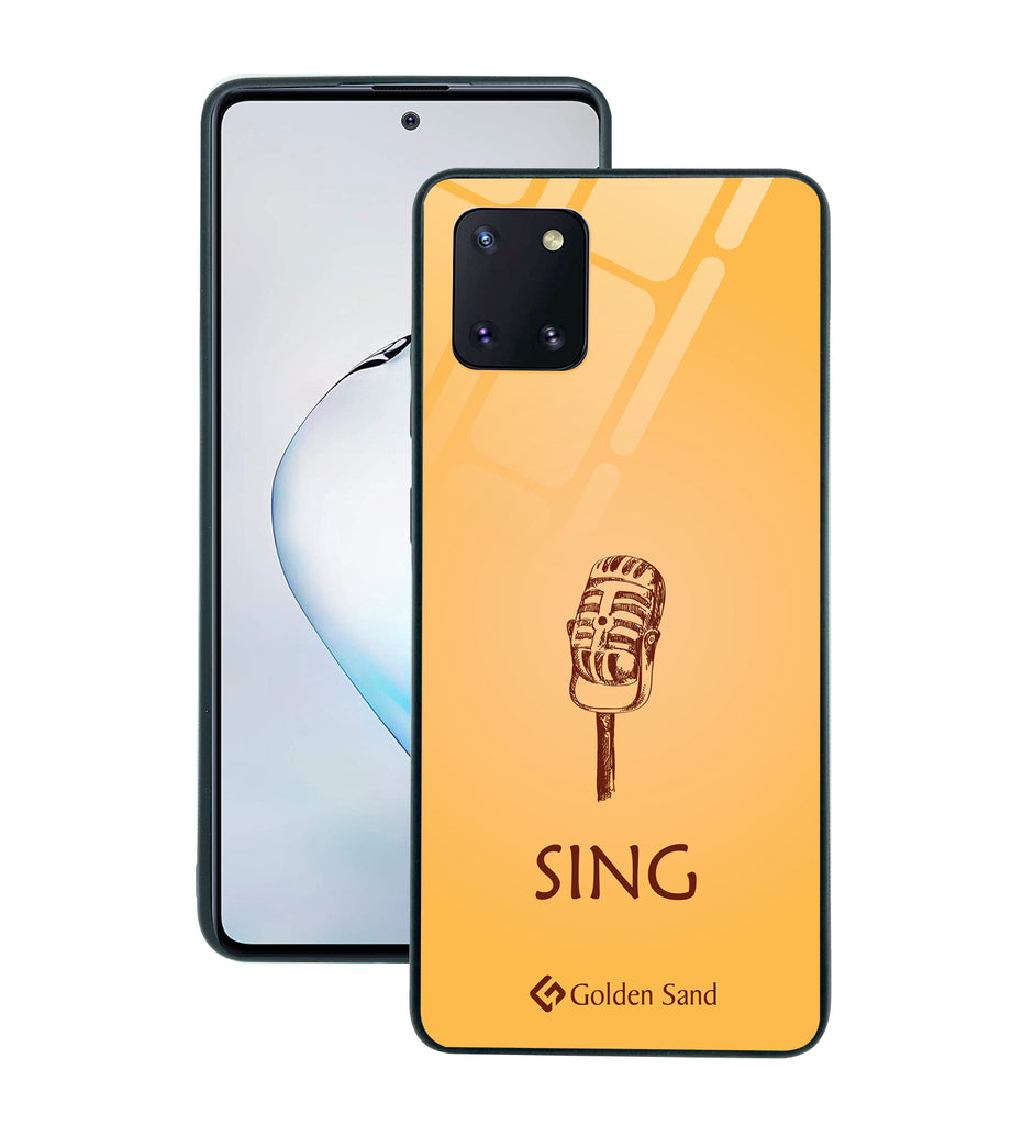 Samsung Galaxy Note10 Lite Designer Case Tempered Glass Series
