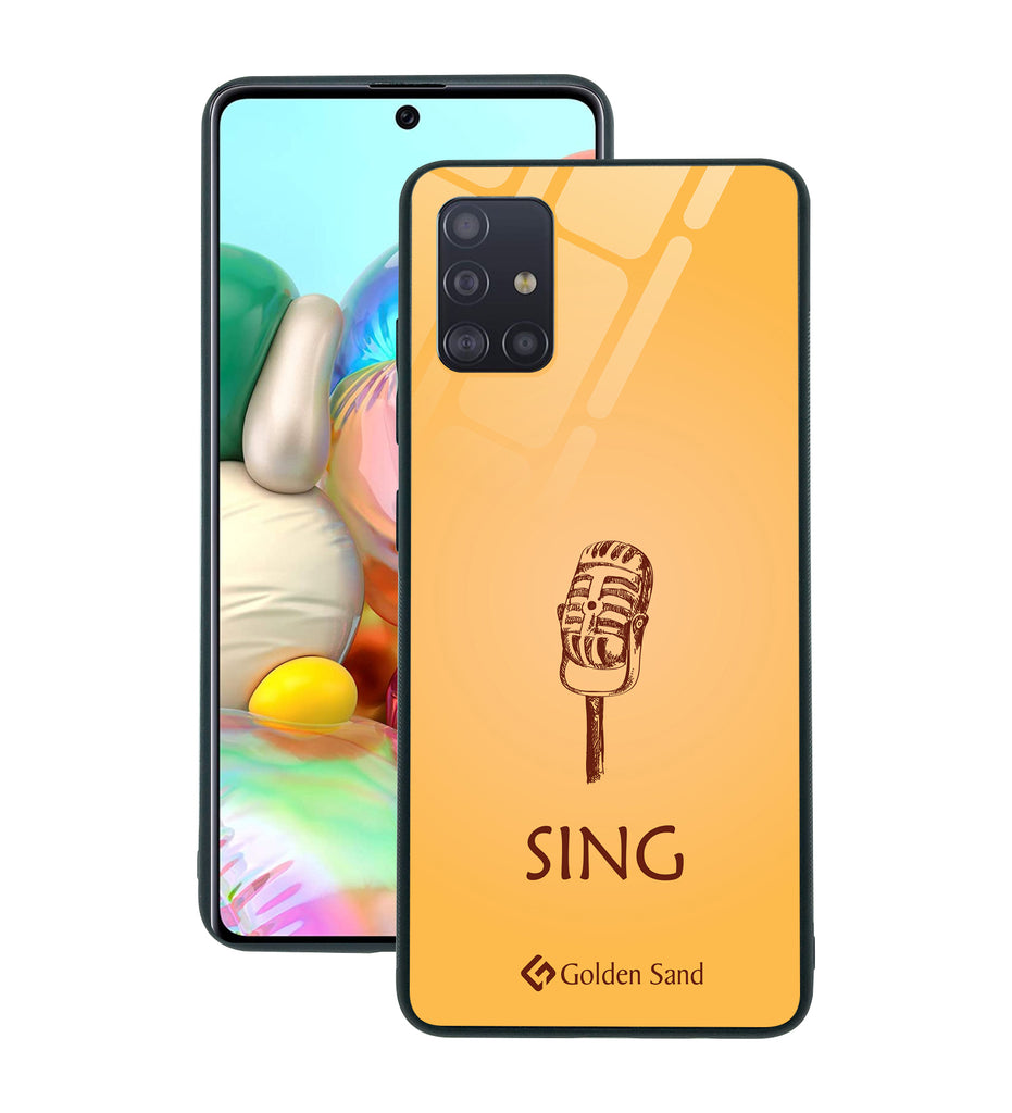 Samsung Galaxy A71 Designer Case Tempered Glass Series