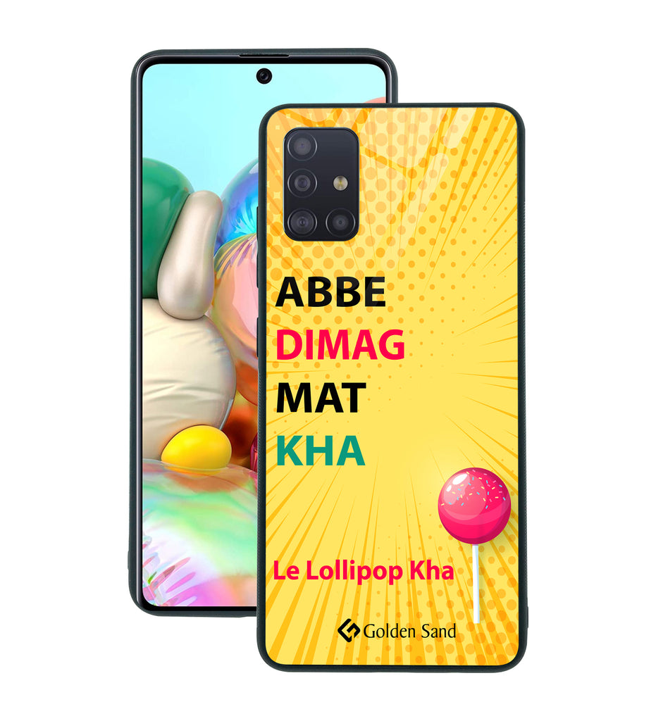 Samsung Galaxy A71 Designer Case Tempered Glass Series