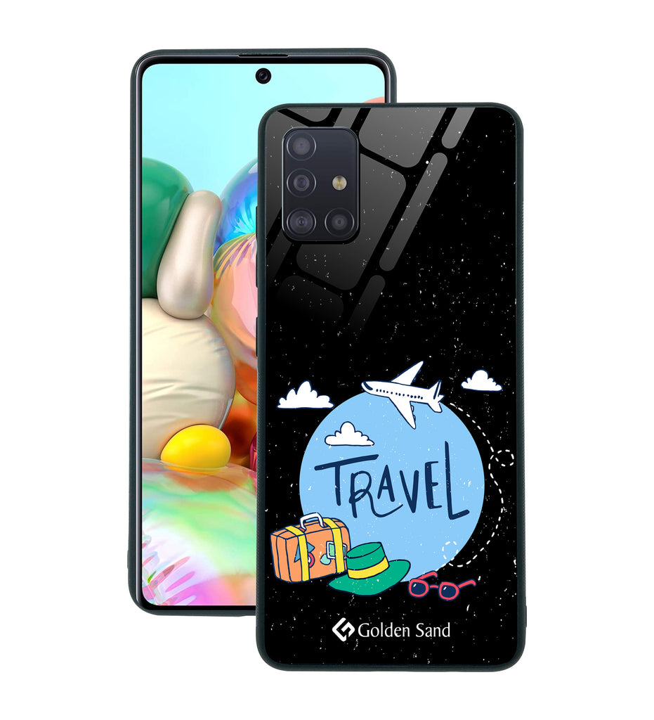 Samsung Galaxy A71 Designer Case Tempered Glass Series