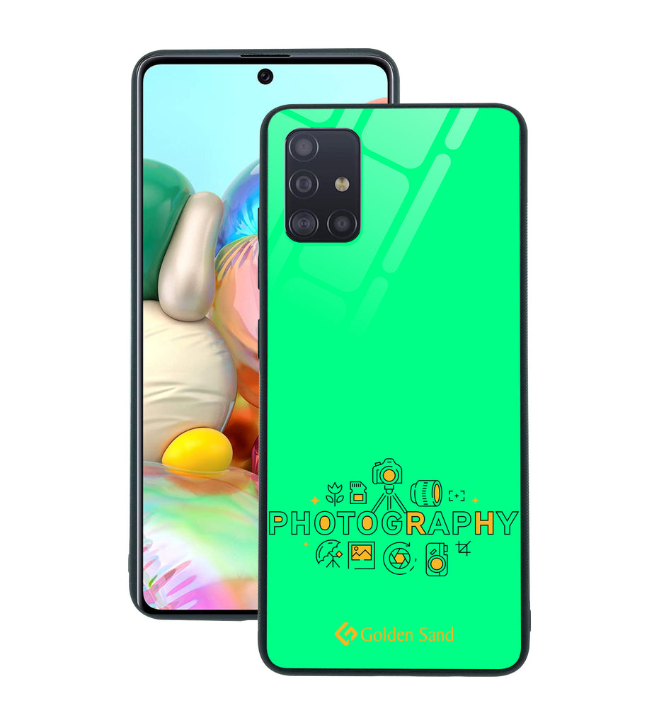 Samsung Galaxy A71 Designer Case Tempered Glass Series