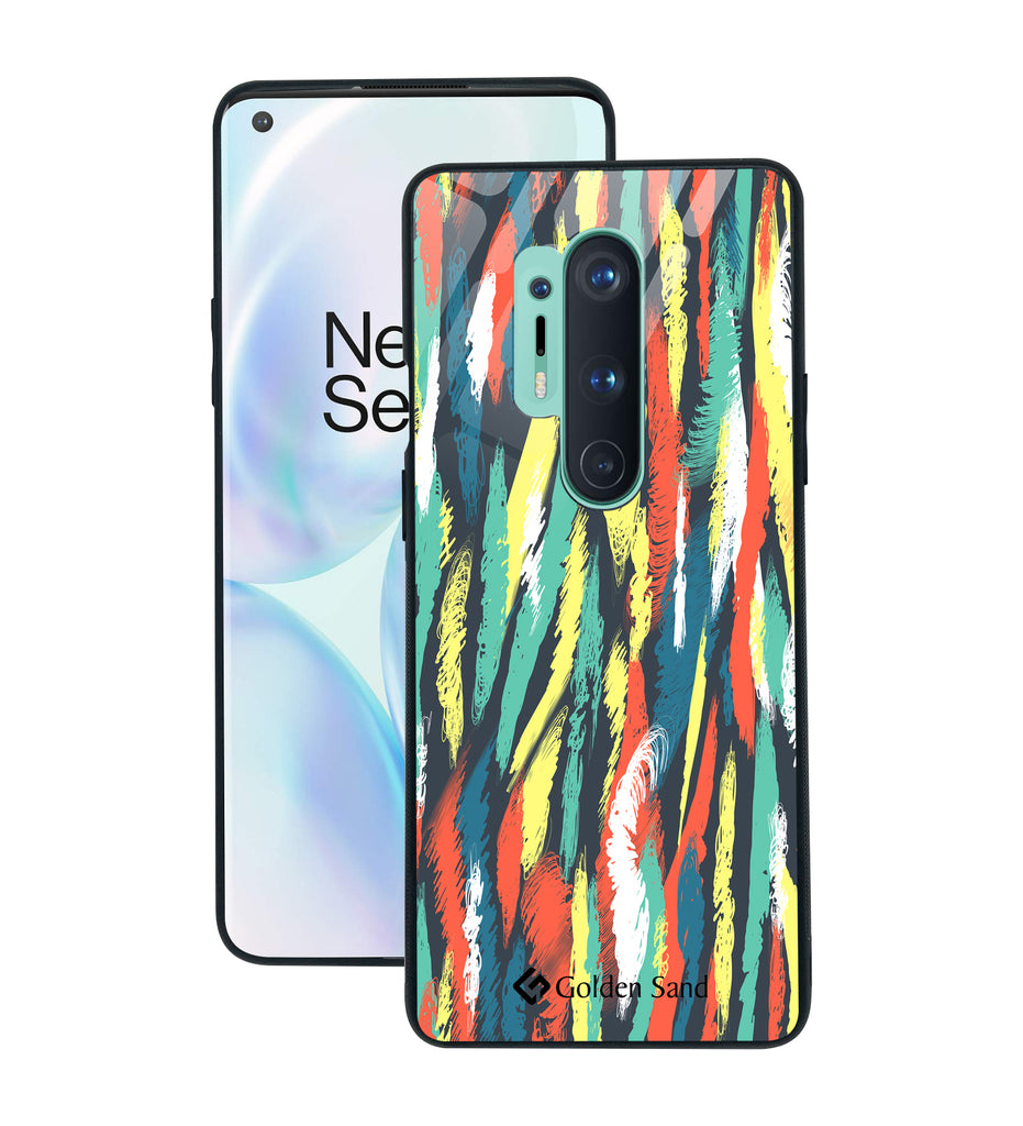 OnePlus 8 Pro Designer Case Tempered Glass Series