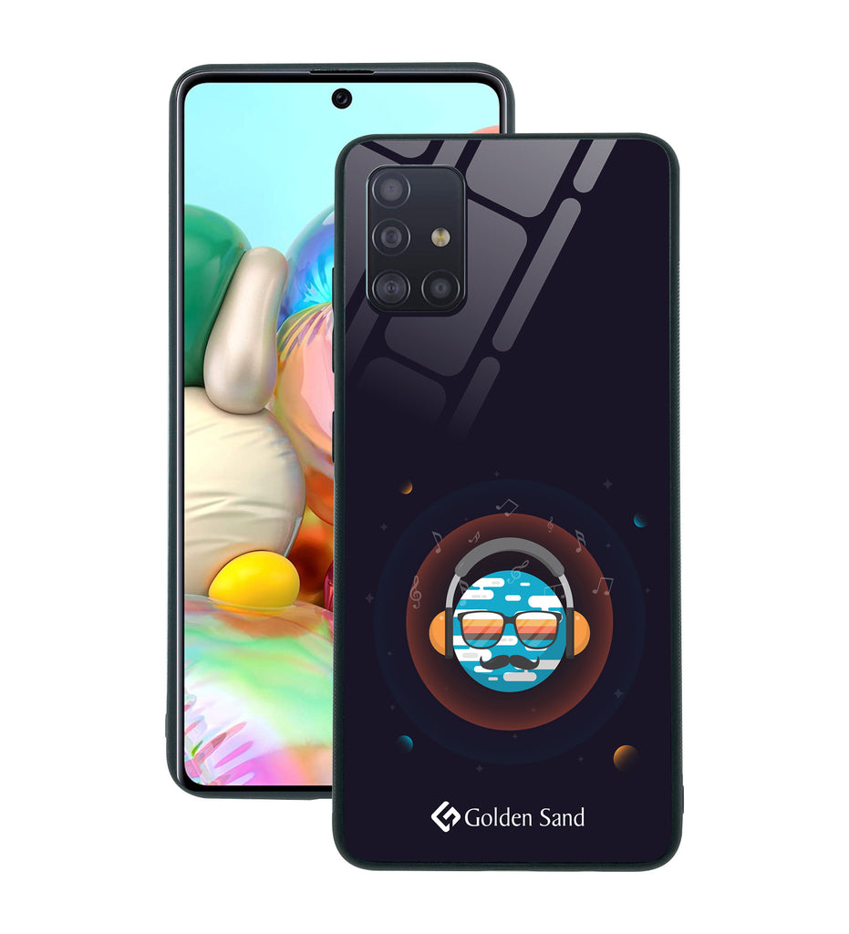 Samsung Galaxy A71 Designer Case Tempered Glass Series