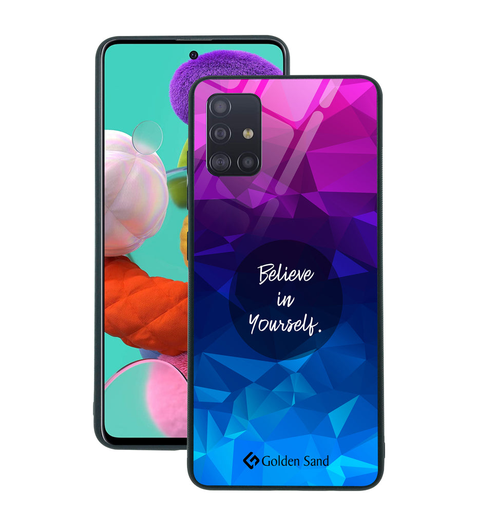 Samsung Galaxy A51 Designer Case Tempered Glass Series