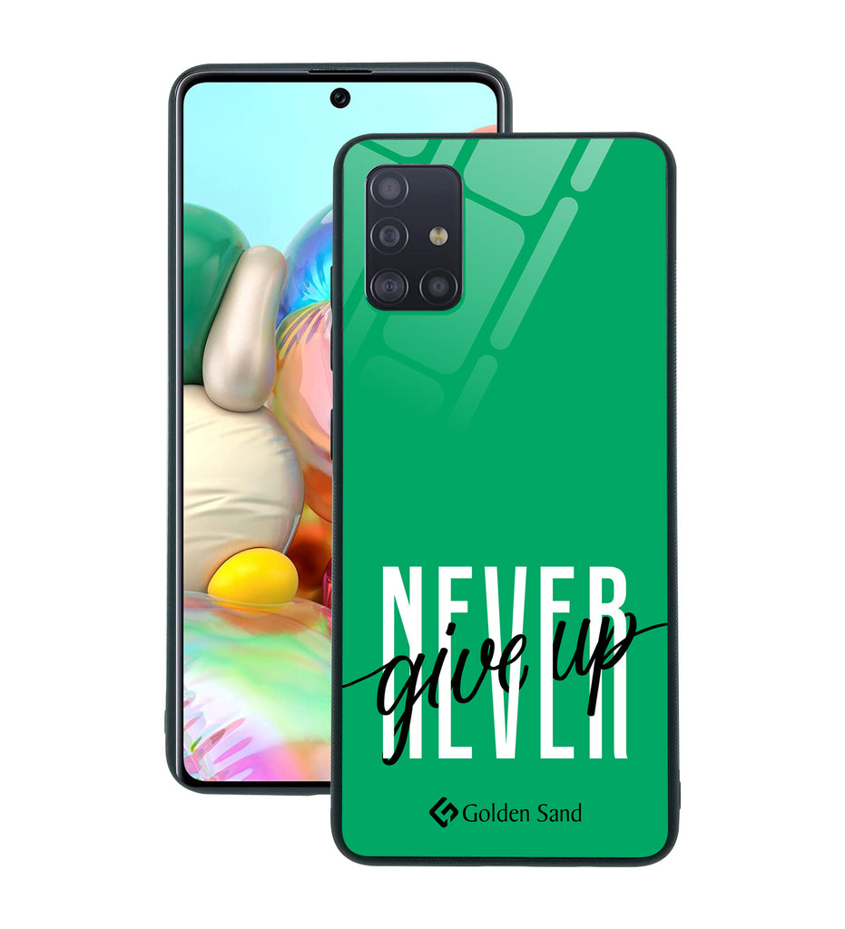 Samsung Galaxy A71 Designer Case Tempered Glass Series