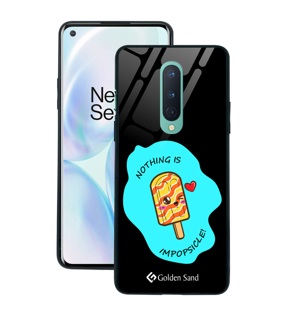 OnePlus 8 Designer Case Tempered Glass Series