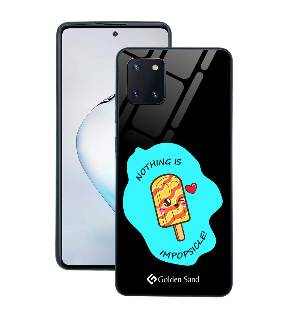 Samsung Galaxy Note10 Lite Designer Case Tempered Glass Series