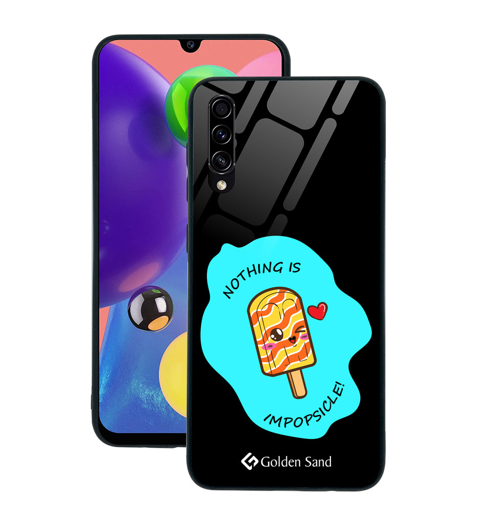 Samsung Galaxy A70s Designer Case Tempered Glass Series