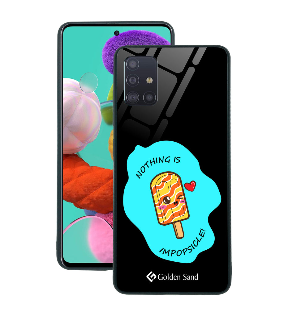 Samsung Galaxy A51 Designer Case Tempered Glass Series