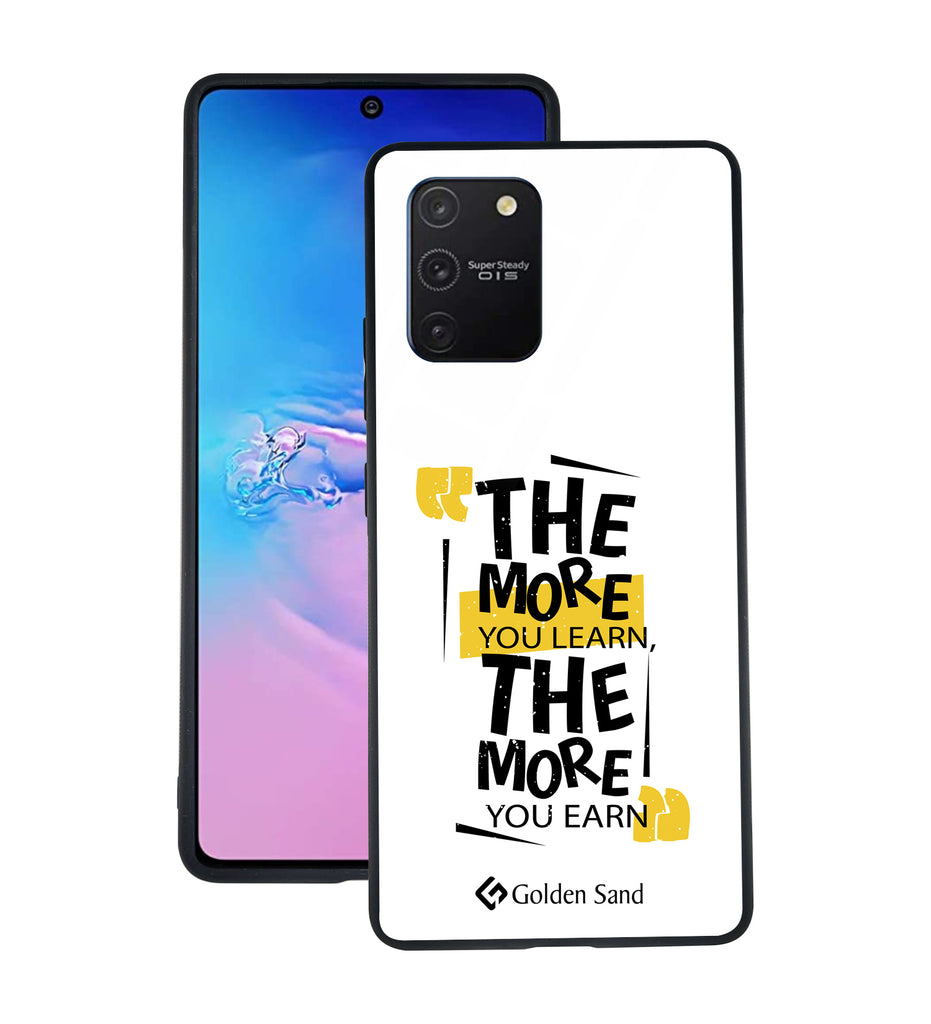 Samsung Galaxy S10 Lite Designer Case Tempered Glass Series